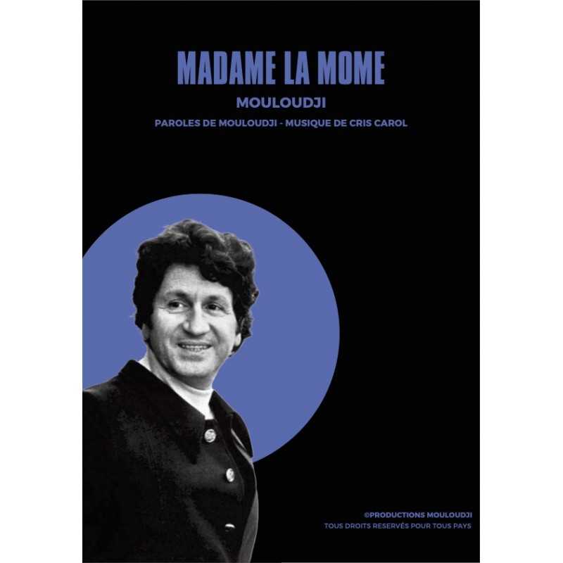 Sheet music MADAME LA MÔME MOULOUDJI