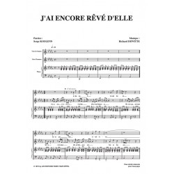 Sheet music J'AI ENCORE RÊVÉ D'ELLE Il était une fois PDF