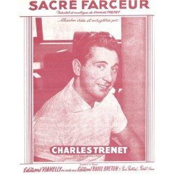Partition SACRÉ FARCEUR Charles TRENET