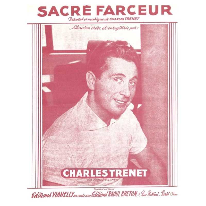 Partition SACRÉ FARCEUR Charles TRENET