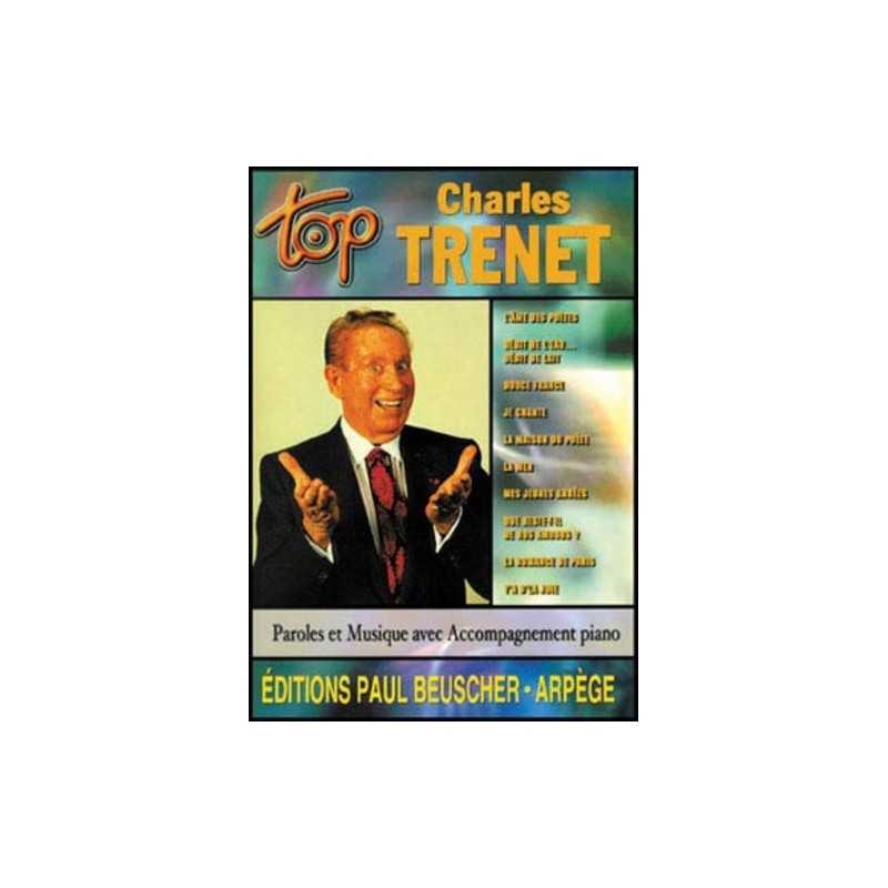 Sheet music TOP CHARLES TRENET