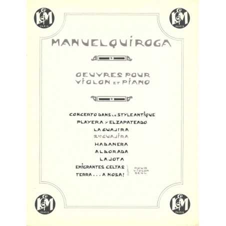 Manuel QUIROGA - SECONDA GUAJIRA