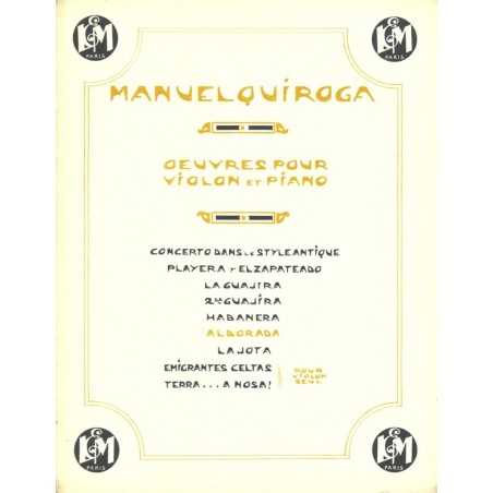 Manuel QUIROGA - ALBORADA