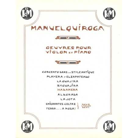 Manuel QUIROGA - HABANERA