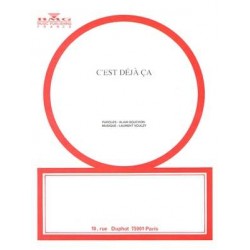 Partition C'EST DÉJÀ ÇA Alain SOUCHON