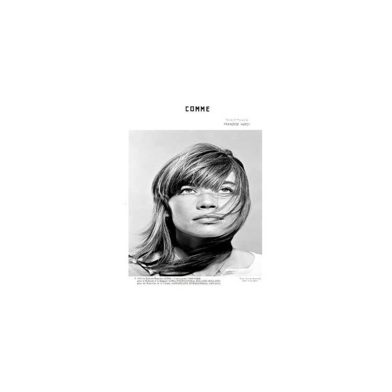 Sheet music COMME Françoise Hardy