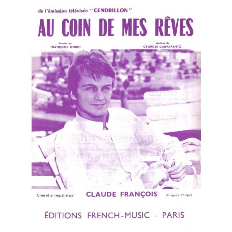 Partition AU COIN DE MES RÊVES Claude FRANÇOIS PDF