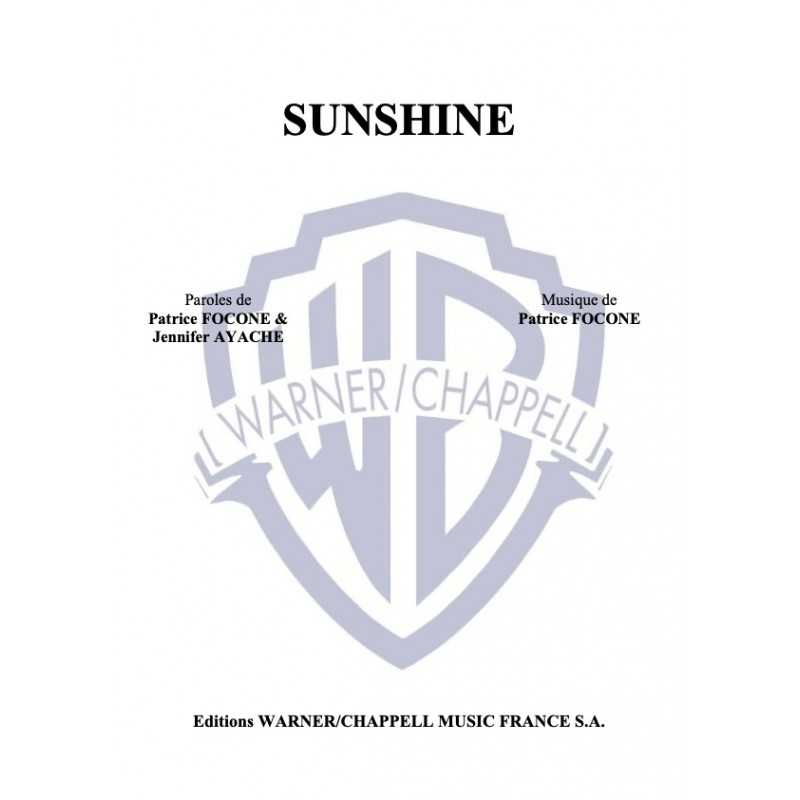 Sheet music SUNSHINE SUPERBUS PDF