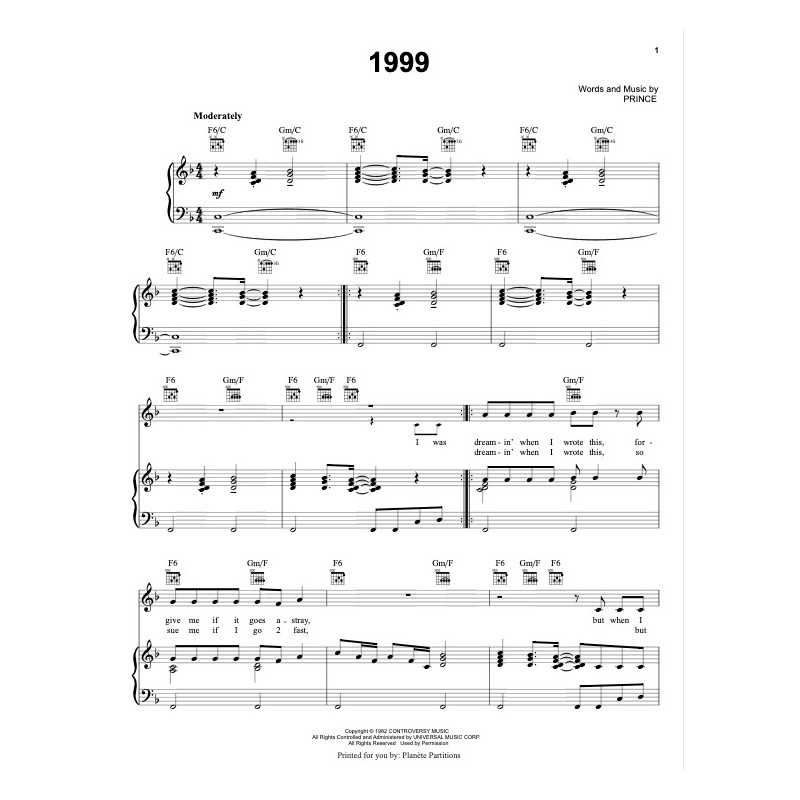 Partition 1999 PRINCE