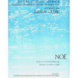 Sheet music NOÉ Julien CLERC