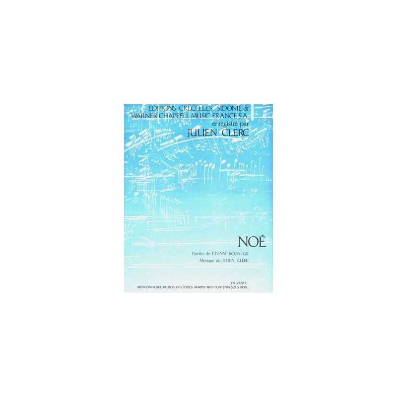 Sheet music NOÉ Julien CLERC