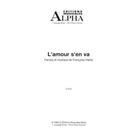 L'AMOUR S'EN VA