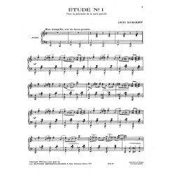 Sheet music HUIT ÉTUDES DE CONCERT POUR PIANO-JAZZ Louis Richardet