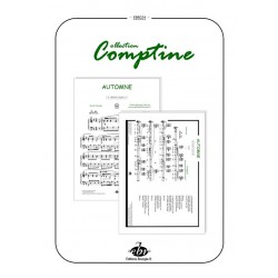 Sheet music AUTOMNE (COLCHIQUES DANS LES PRÈS) PDF