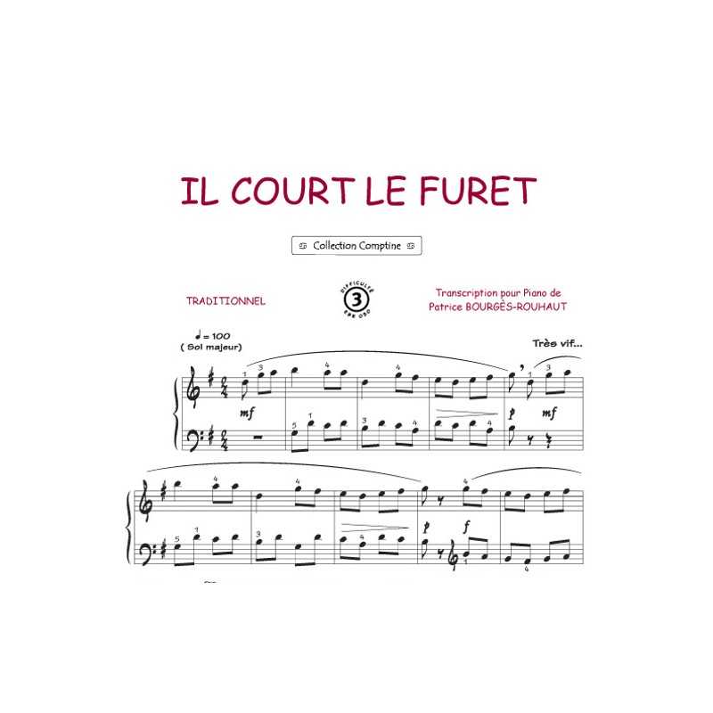 Sheet music IL COURT LE FURET PDF