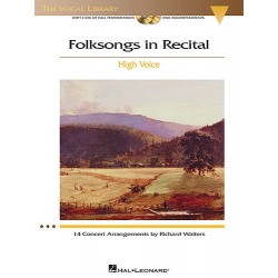 FOLKSONGS IN RECITAL (HIGH VOICE) (+ CD)