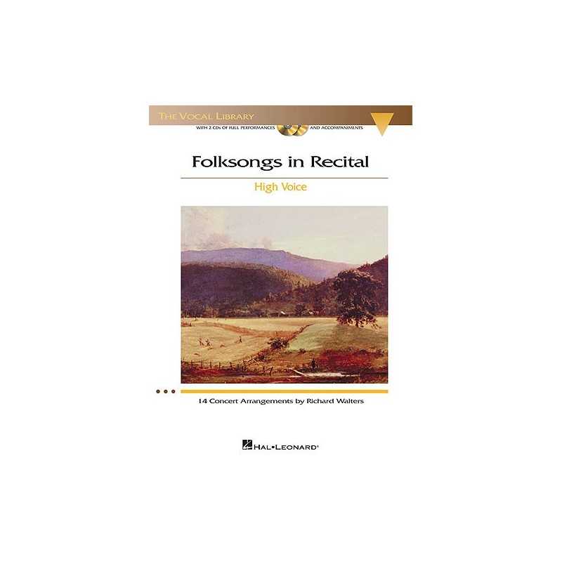 FOLKSONGS IN RECITAL (HIGH VOICE) (+ CD)