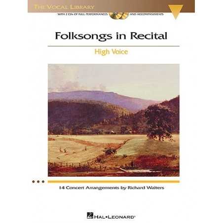 FOLKSONGS IN RECITAL (HIGH VOICE) (+ CD)