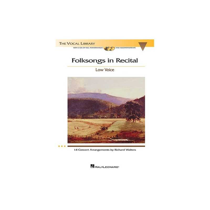 FOLKSONGS IN RECITAL (LOW VOICE) (+ CD)