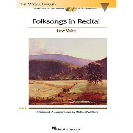FOLKSONGS IN RECITAL (LOW VOICE) (+ CD)