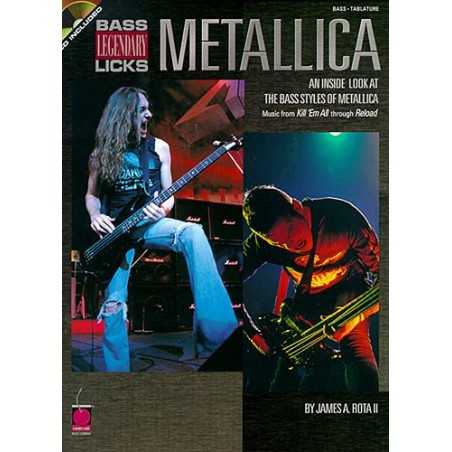 BASS LEGENDARY LICKS - METALLICA (+CD)