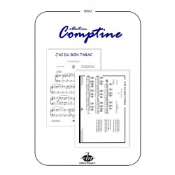 Sheet music J'AI DU BON TABAC PDF