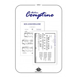 Sheet music BON ANNIVERSAIRE PDF