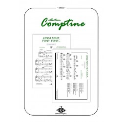 Sheet music AINSI FONT FONT PDF