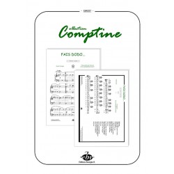Sheet music FAIS DODO PDF