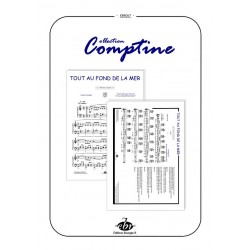 Sheet music TOUT AU FOND DE LA MER PDF