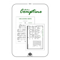 Sheet music UNE SOURIS VERTE PDF