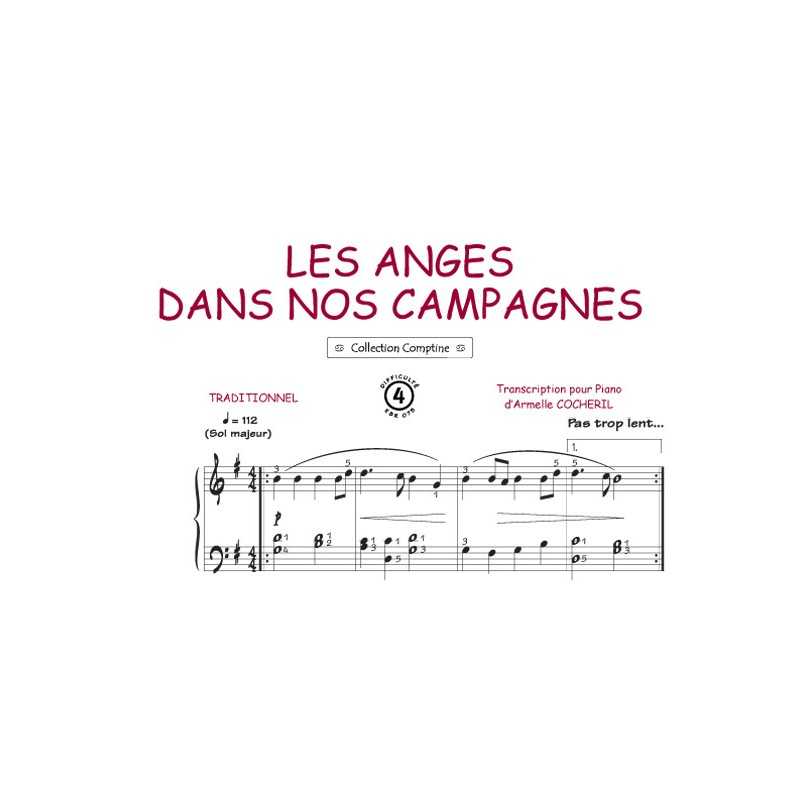 Sheet music NOS ANGES DANS NOS CAMPAGNES pdf