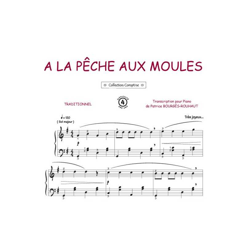 Sheet music A LA PÊCHE AUX MOULES PDF