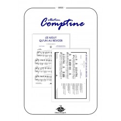 Partition CE N'EST QU'UN AU REVOIR pdf