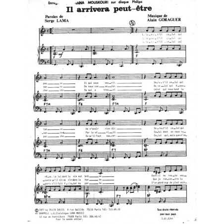 IL ARRIVERA PEUT-ÊTRE
