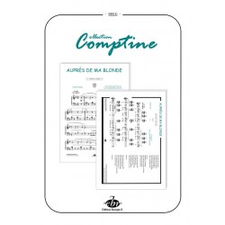 Partition AUPRÈS DE MA BLONDE pdf