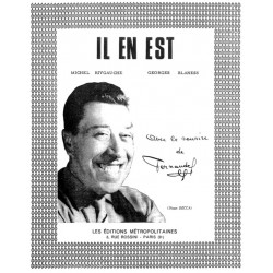 Partition IL EN EST FERNANDEL