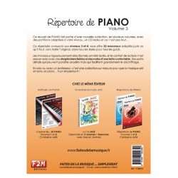 Sheet music RÉPERTOIRE DE PIANO VOLUME 3 Benjamin Barria Christophe Astié
