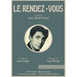 Sheet music LE RENDEZ-VOUS Jean-Claude Pascal PDF
