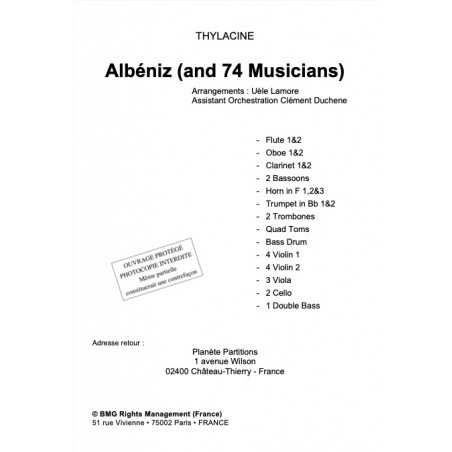 ALBENIZ (AND 74 MUSICIANS)