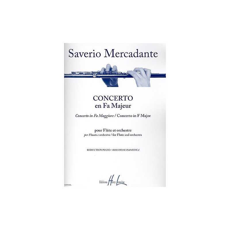 SAVERIO MERCADANTE CONCERTO EN FA MAJEUR