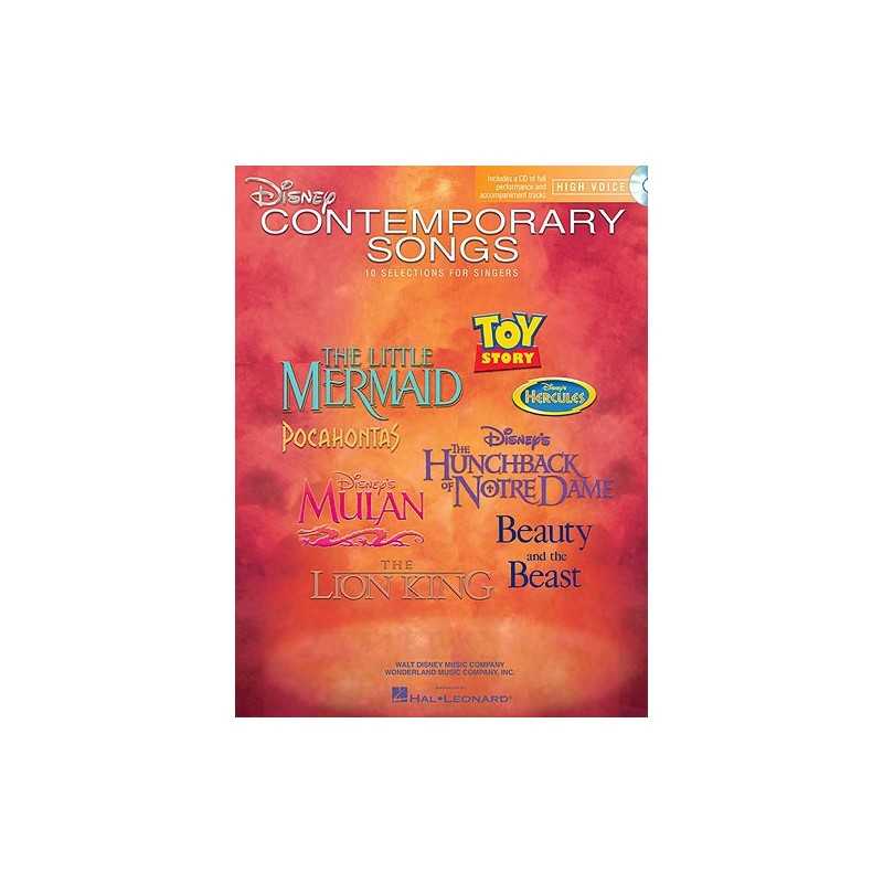 Disney Contemporary Songs For High Voice (+ CD)