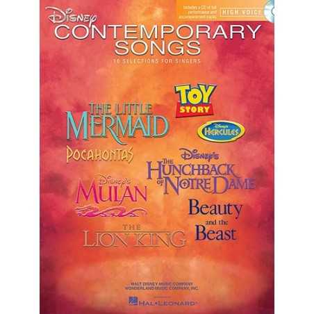Disney Contemporary Songs For High Voice (+ CD)