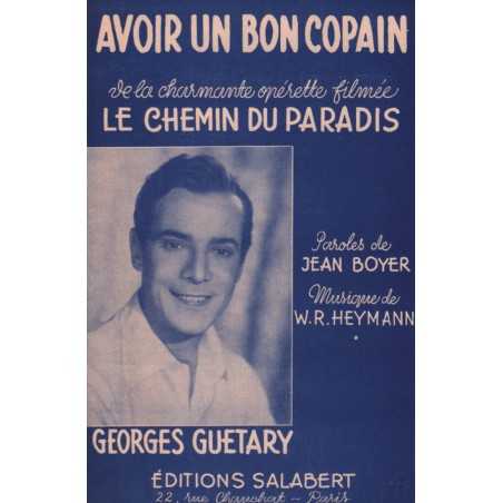 AVOIR UN BON COPAIN