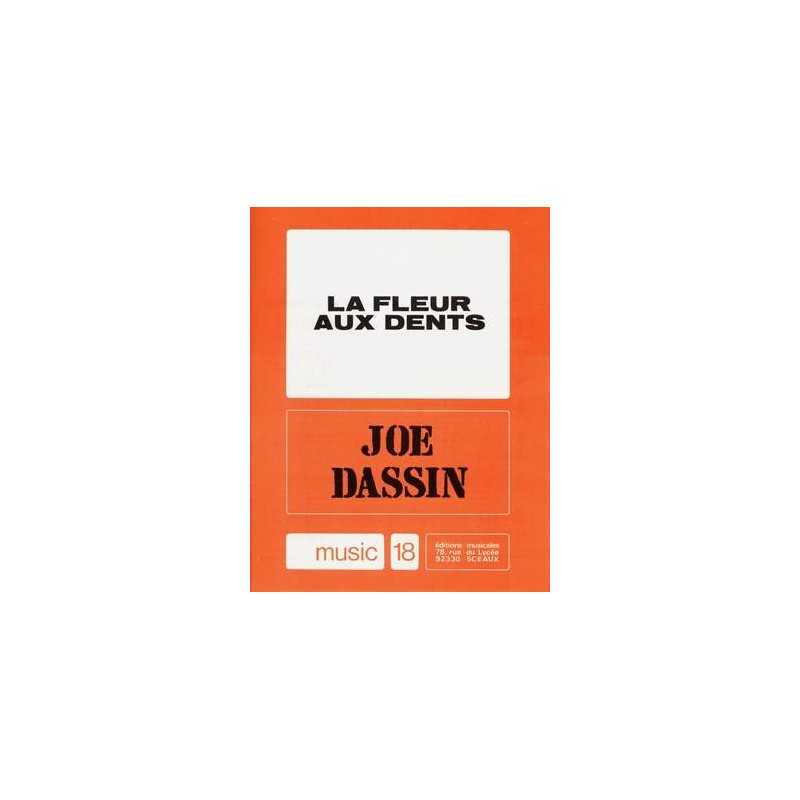 Sheet music LA FLEUR AUX DENTS Joe DASSIN