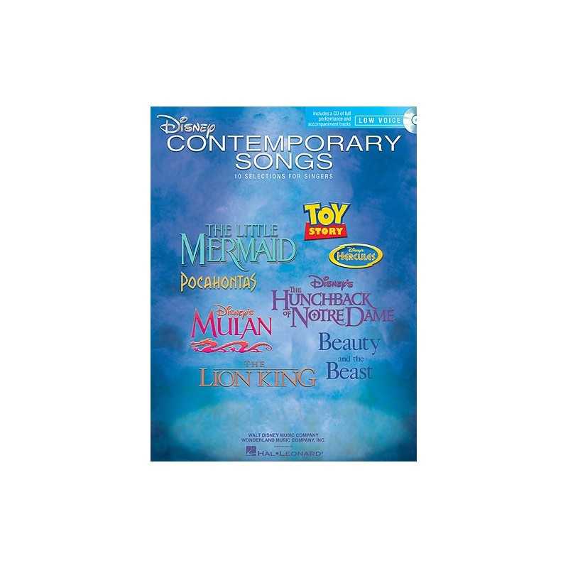 Disney Contemporary Songs For Low Voice (+ CD)