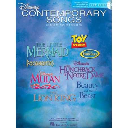 Disney Contemporary Songs For Low Voice (+ CD)