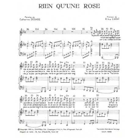 RIEN QU'UNE ROSE