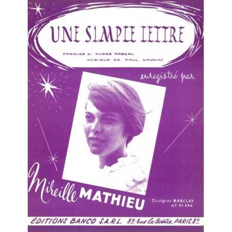 UNE SIMPLE LETTRE