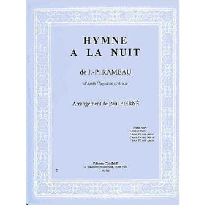 Sheet music HYMNE À LA NUIT (CHANT ET PIANO) Jean-Philippe RAMEAU